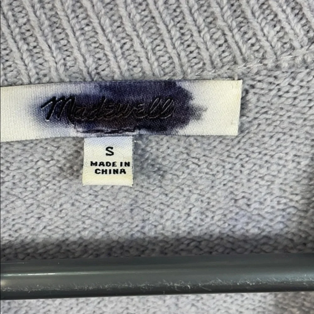 Madewell Brockton Bobble Sweater in Coziest Yarn S